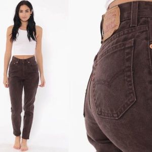 VINTAGE LEVIS 501 - dark brown color